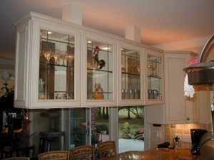 glass front cabinets