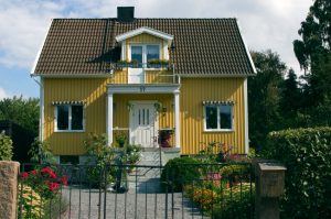 yellow house